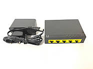 Світч Wi Fi Netis ST3105GS гігабітний 5 портів