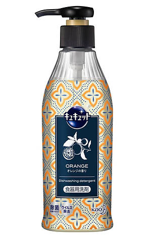 Засіб для миття посуду, овочів та фруктів KAO Cucute Dish Detergent аромат апельсину, 300 мл (367402), фото 1