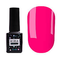 Гель-лак Kira Nails №174 (неонова фуксія, емаль), 6 мл