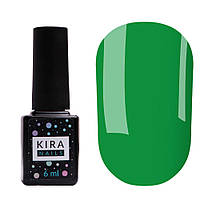 Гель-лак Kira Nails №179 (листяний зелений, емаль), 6 мл