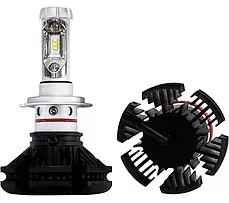 Комплект автомобільних LED ламп X3 H11 25 W 6000 Lm 6500 K HeadLight, Світлодіодні LED-лампи для автомобіля X3 H1, фото 3