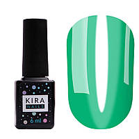 Гель-лак Kira Nails Vitrage №V05 (зелений, вітражний), 6 мл