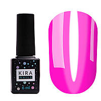 Гель-лак Kira Nails Vitrage №V11 (рожево-малиновий, вітражний), 6 мл