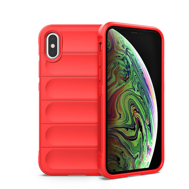 Силіконовий чохол Wavy для iPhone Xs Max Red