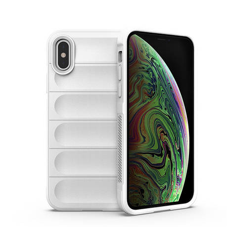 Силіконовий чохол Wavy для iPhone X / Xs White, фото 1