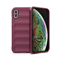 Силіконовий чохол Wavy для iPhone Xs Max Fuchsia