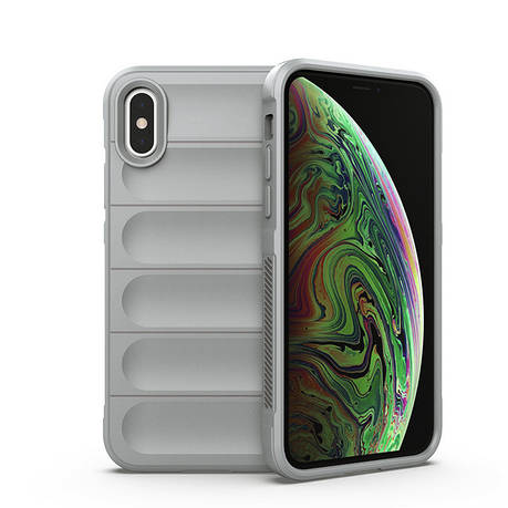 Силіконовий чохол Wavy для iPhone Xr Silver, фото 1