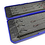 Поводочниця з повідками на Карпа та Карася - 22 готових гачка на повідковому матеріалі, фото 3