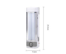 Аварійний LED світильник Weidasi WD-838T з акумулятором 36 світлодіодів 1500 mAh