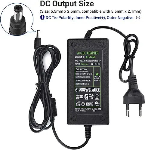 Адаптер питания трансформатора напряжения постоянного тока 12 В 3А ...