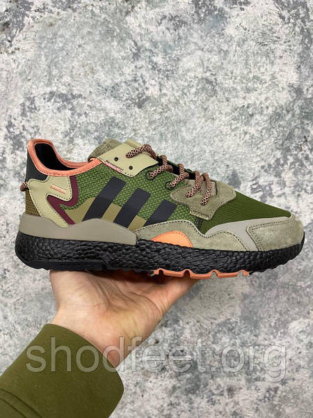 Adidas boost dark green discount
