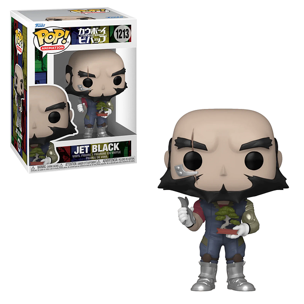 Funko Pop Cowboy Bebop Jet Black w Bonsai 10 FP CB JB 1213