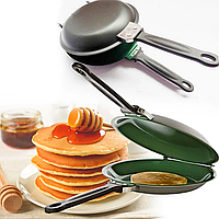 Сковорода двухсторонняя для блинов 19,2 см, Ceramic Pancake Maker / Сковородка для панкейков / Блинница