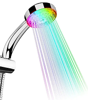 Душевая лейка с подсветкой для экономии, Турбо насадка для душа, Светодиодный душ led shower
