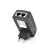 POE-інжектор RT-PIN-12/24EU, 12 V 2 A (24 Вт) з портами Ethernet 10/100 Мбіт/с, EU PLUG