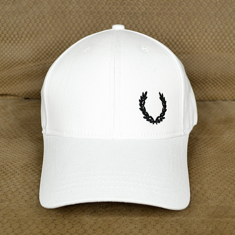 Кепка Fred Perry біла Брендова бейсболка Фред Перрі біла Топ якість Туреччина