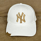 Бейсболка New York Yankees NY MLB біла Брендова кепка Yankees Топ якість Туреччина, фото 7