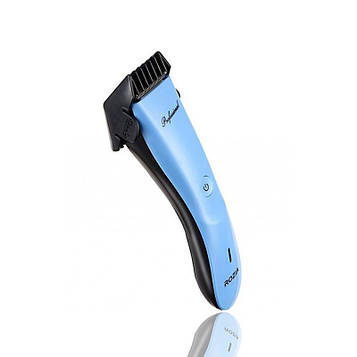 Електронний тример для обличчя Rozia HQ 206 (Blue) | Машинка для стриження