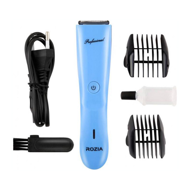 Електрический триммер для лица Rozia HQ 206 (Blue) | Машинка для стрижки - фото 2 - id-p1773183420