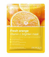 Маска для обличчя BIOAQUA Fresh Orange Vitamin C Brighten Mask з екстрактом апельсина 25 г