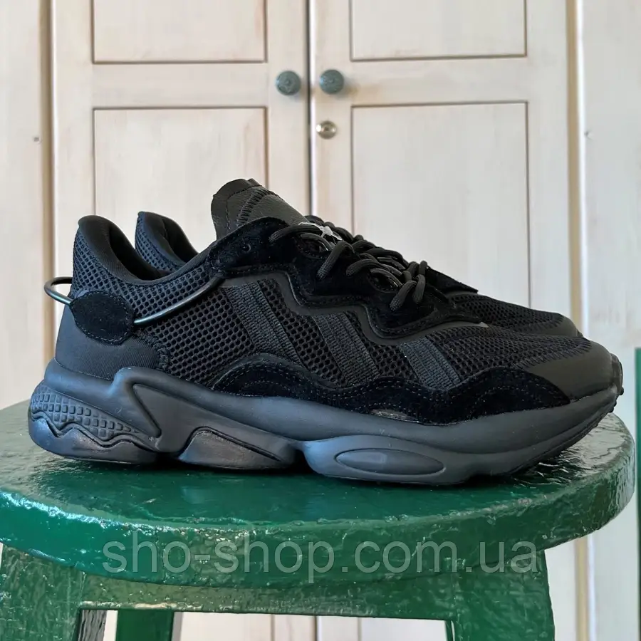 Кросівки Adidas Ozweego Triple Black Textile