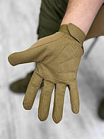 Перчатки тактические микрофибровые койот Тактические перчатки рукавицы Койот