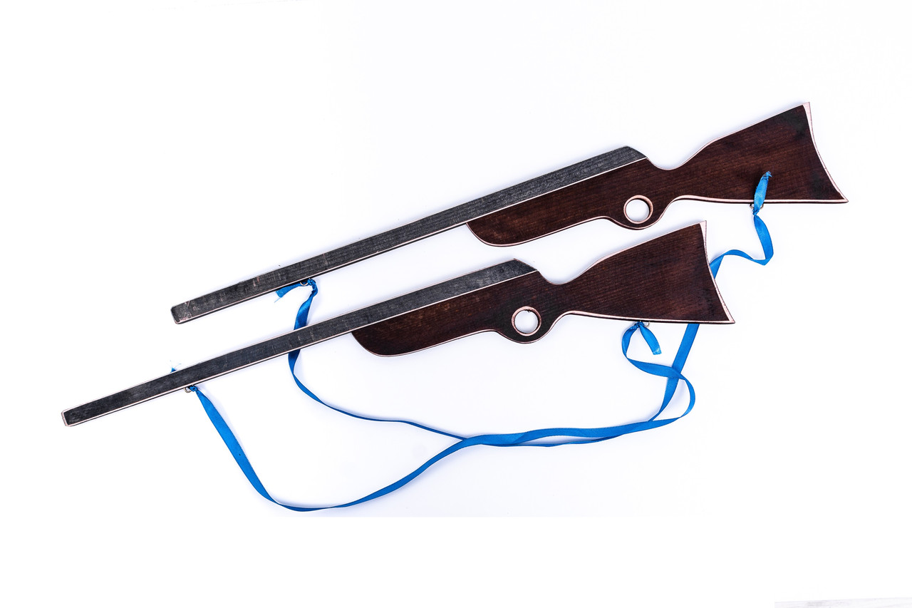 Дитяча дерев'яна зброя Двостволка