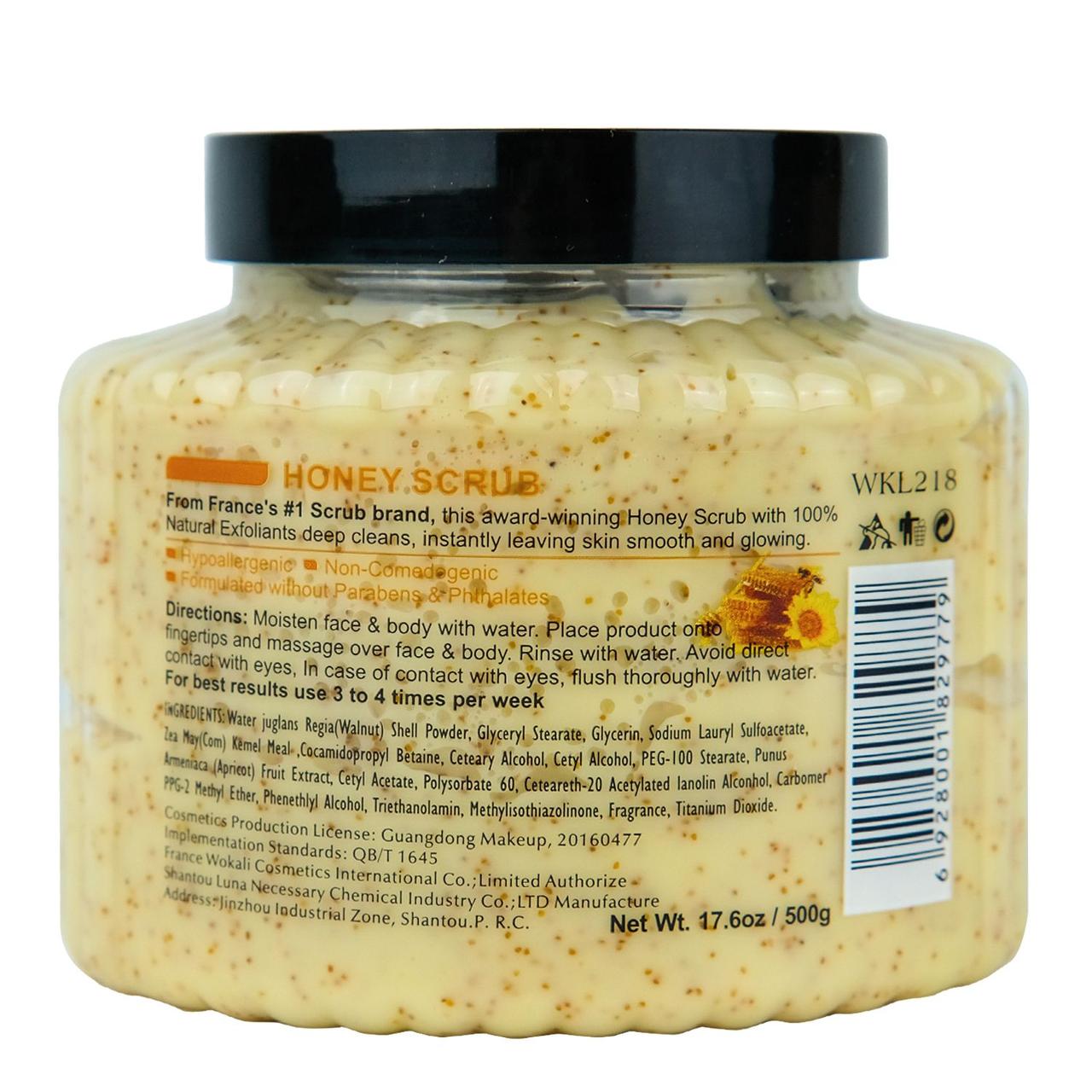 Скраб для тела Wokali Fresh Skin Scrub Honey WKL218 500 г - фото 2 - id-p1773206083