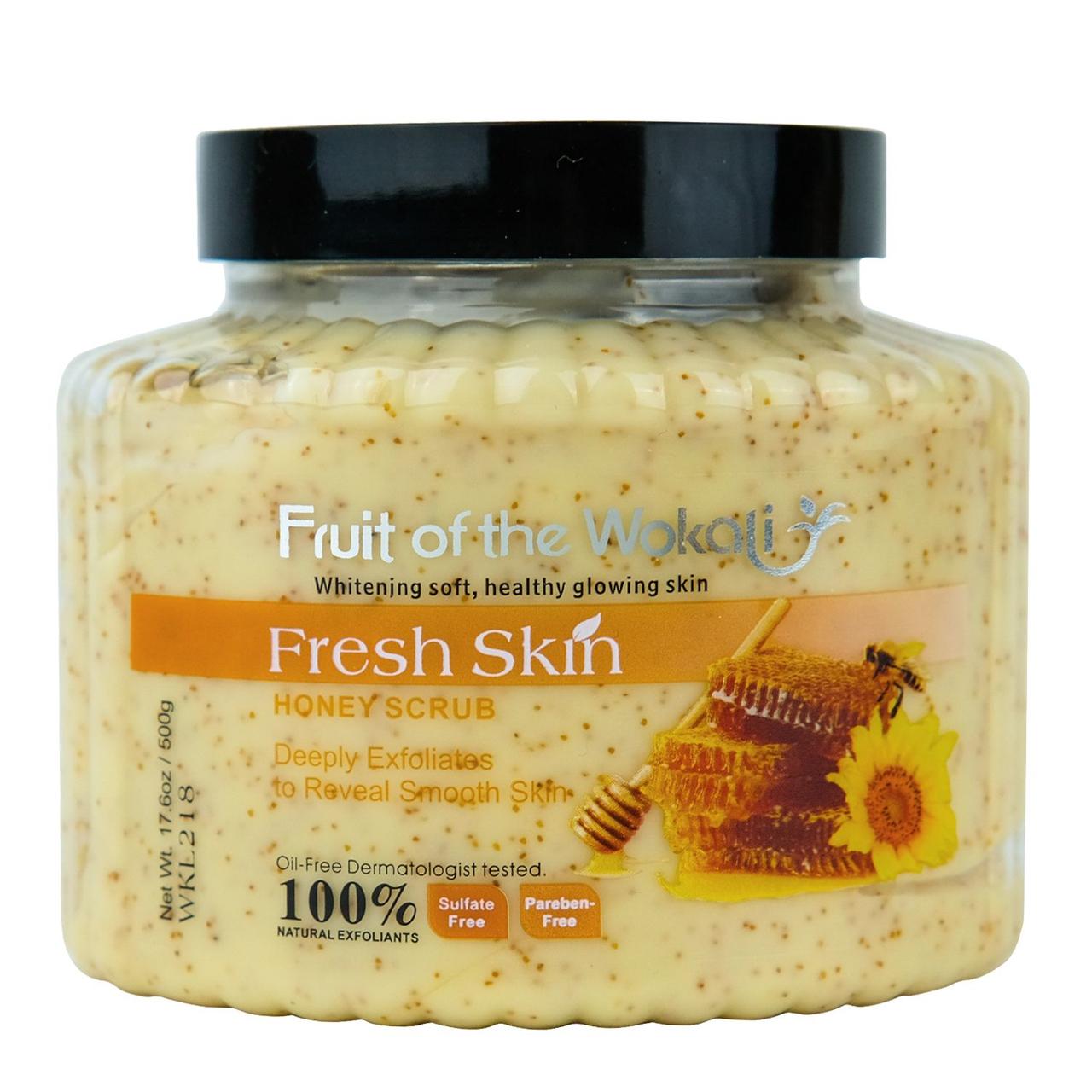 Скраб для тела Wokali Fresh Skin Scrub Honey WKL218 500 г - фото 1 - id-p1773206083