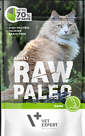 Вологий корм для котів Vet Expert Raw Paleo Adult Cat Game з дичиною, 100 г