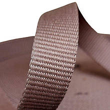 Стрічка ремінна 20 мм "коричневий" для нашийників і повідців 50 м