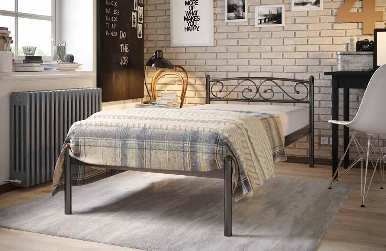 Залізне ліжко Верона-1 розмір 2000х800, фото 1