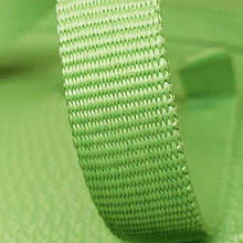 Стрічка ремінна 20 мм "салатова" для нашийників і повідців 50 м