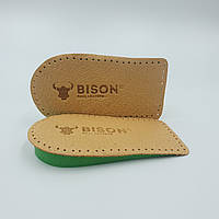 Подпяточник для коррекции разницы длины ног и/или роста кожаный Bison Ultra высота 15 мм 41-43 размер