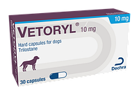 Vetoril 10 мг препарат для лікування синдрому Кушинга у собак, 30 капсул, Dechra