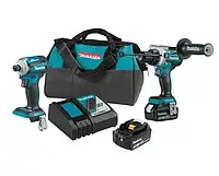 Набор бесщеточных аккумуляторных шуруповертов Makita XT288T (комплект)