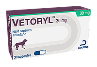 Vetoril 30 мг препарат для лікування синдрому Кушинга у собак, 30 капсул, Dechra