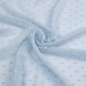 Шифон Жакард (Мушка) Світло- Блакитний