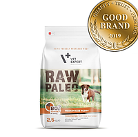 Сухой корм для щенков Vet Expert Raw Paleo Puppy Medium Turkey с индейкой 2,5кг