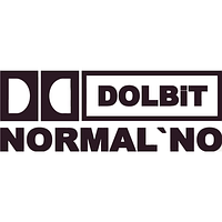 Виниловые наклейки " Dolbit Normalno " 7х20 см