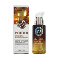 Сироватка для обличчя Enough Rich Gold Intensive Pro Nourishing Ampoule 30 мл