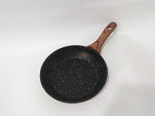 Пательня гранітне антипригарне покриття з коричневою ручкою Ø 18 см (шт)