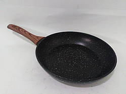 Пательня гранітне антипригарне покриття з коричневою ручкою Ø 22 см (шт)