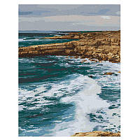 Картина за  номерами "Узбережжя Пафос. Кіпр" 10531-АС, 40-50 см