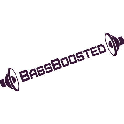 Вінілові наклейки " BassBoosted " 2х20 см