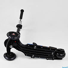Самокат 5в1 ,велобіг з корзиною і батківською ручкою Best Scooter, , PU колеса, фото 6