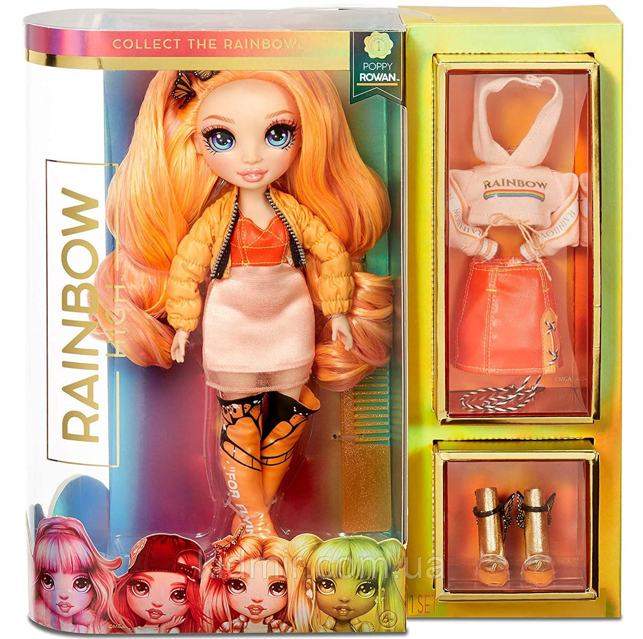 Лялька Рейнбоу Хай Поппі Рован Rainbow High Poppy Rowan 569640