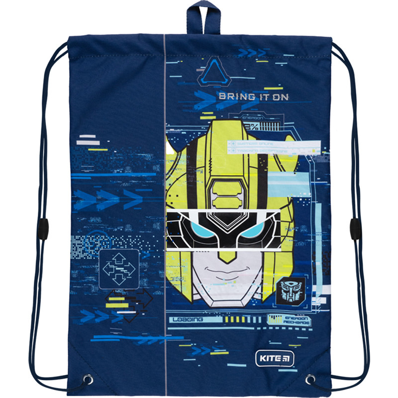 Сумка для взуття Kite Education Transformers 46x33 см синя (TF22-600M-1)