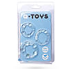 Набір ерекційних кілець Toyfa A-Toys із силіконовими кільцями для продовження статевого акту, фото 4