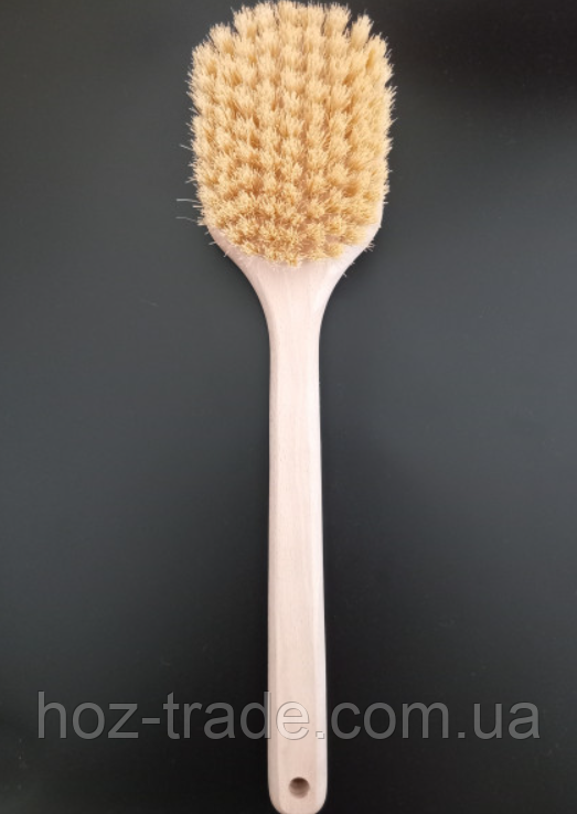 Натуральна масажна щітка для тіла антицелюлітна з агави (тамптико)